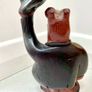Vintage Wooden Hippo Figurine Image 3