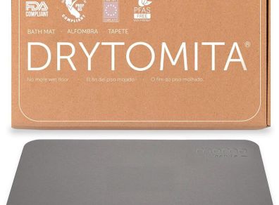 Lifestyle Stone Bath Mat Drytomita, Diatomaceous Earth Absorbent Bathroom Mat Quick Dry, Shower Bath Mat