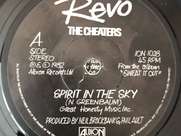 The Cheaters - Spirit in the Sky (1982) 7"