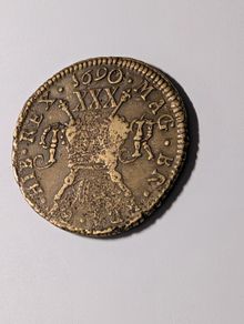 Gunmoney Halfcrown 1690