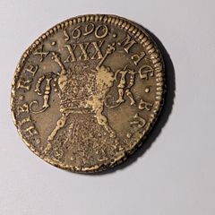 Gunmoney Halfcrown 1690