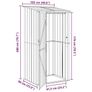 Garden Sheds Anthracite 103 x 86 x 200 cm Metal Image 6