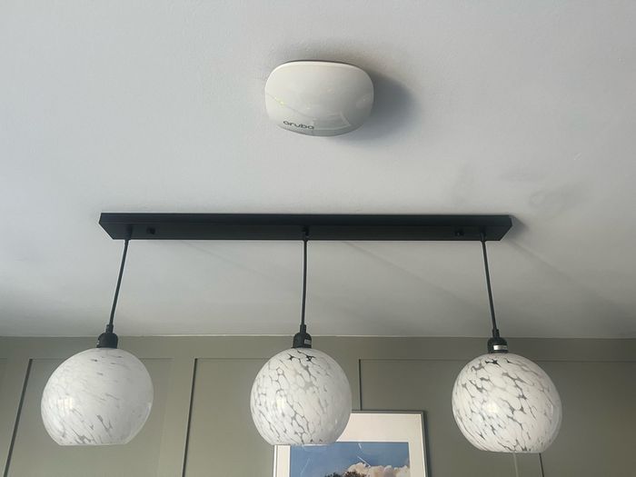 3 Pendant Shades - white glass