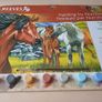 Reeves Paint by Numbers Wild Horses Kit 30x40cm NEW Image 2