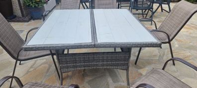 Garden table and chairs