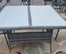 Garden table and chairs