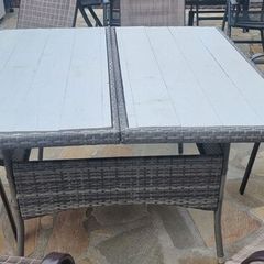 Garden table and chairs