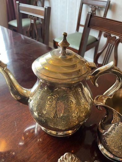 Silver plated antique