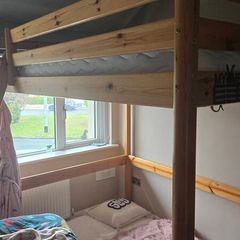 double Wooden high Bunk Bed
