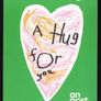 2022 Ireland An Post Adam King A Hug for you Postcard with definitive stamps tied 17th March 2022 (St Patrick's Day) Image 3