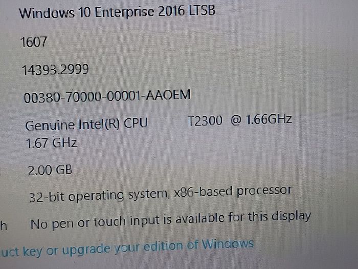 Vintage Acer Aspire. 5612 WLMi, Intel Core Duo Processor, CPU T2300, 1.66GHZ, 32 bit,  2GB Ram, Windows 10, Microsoft Edge, Chrome and VCL