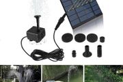 Mini Solar Fountain Pump 1.2W Power Board Kit Solar Panel Water Pump for Garden Pool Fountain Indoor Bird Bathroom Outdoor