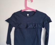 Girls 5-6yrs Navy sequin skirt