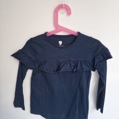 Girls 5-6yrs Navy sequin skirt