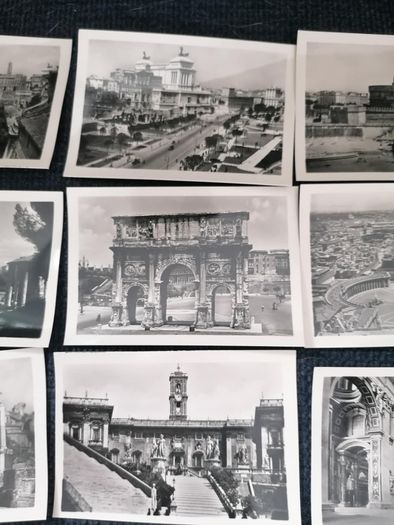 Vintage Roma, Italy Set of Landmark Photos