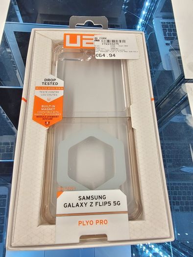 UAG Plyo Pro Samsung Series Galaxy Z Flip5 (2023) Case | Ice/Silver