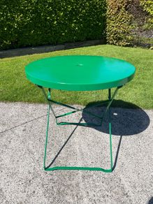Vintage Metal Overton foldable garden table (chairs sold)