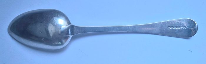 1832 Sterling silver serving Spoon. William Chawner II.Sterling. 86 grams