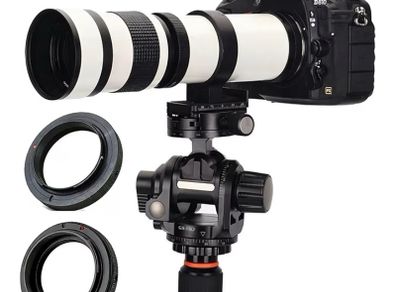 420-800mm F8.3 Telephoto Zoom Lens Manual for Canon NIKON SLR Cameras T8i T7i T7 T6 T6s T6i T3i T2i SL3 4000D 2000D 5D Mark IV/6D II/7D 90D 80D D90 60D D5600 D3100 D5200