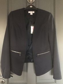 Pennys ladies navy elegant jacket size 6