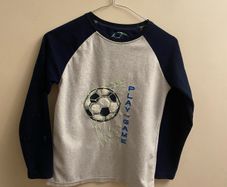 Football pyjama top (age 9-10)