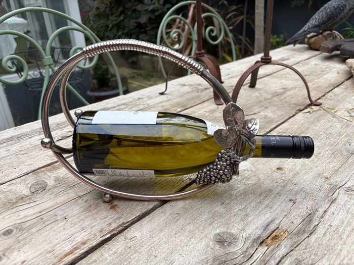 vintage French Silver Plated Bottle server