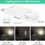 Motion Sensor Lights Indoor, 2 Pack USB Rechargeable LED Night Light with 3 Modes (AUTO/ON/OFF), Stick-On Cupboard Light with Magnetic Strips for Wardrobe, Bedroom, Stair, Cabinet, Kitchen, Hallway (FREE POSTAGE) Image 4