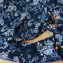 Navy "Want That Trend" Midi Dress. Size 10 Image 3