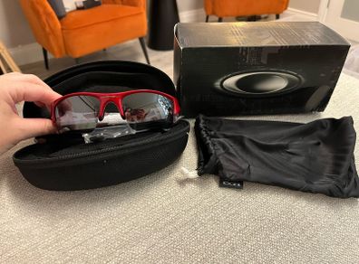 Oakley Flak Jacket XLJ Sunglasses Red