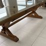 oak extendable dining table Image 3