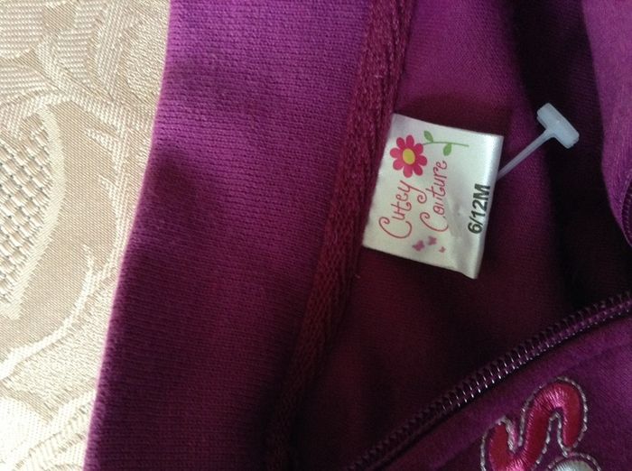 Girls new zip jacket 6/12 mths
