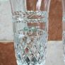Galway Crystal Leah pattern champagne flutes Image 4