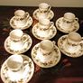 Royal Doulton Larchmont 8 x Flat Demitasse Cup & Saucer Set Image 2