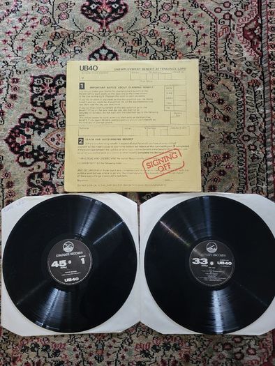 UB40: signing off x2 LP