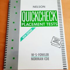 Nelson ELT Quickcheck Placement Tests