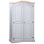 Wardrobe Mexican Pine Corona Range 2 Doors Grey Image 3