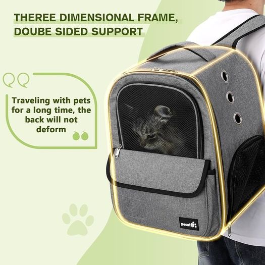 NEW SALE | Cat Carrier Backpack, Breathable Pet Carrier With Multi-entrance, Front Pack for Kitten