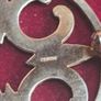 Stamped silver St Magnus cross brooch, with pouch, D18 freepost Image 5