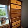 Walnut drawer chest Image 4