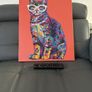 Diamond cat picture - on a canvas Image 8