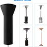 Patio Heater Waterproof Covers with Zipper and Storage Bag, Standup Outdoor Round Heater Covers, Image 6