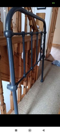 single bed old metal frame antique
