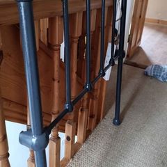 single bed old metal frame antique