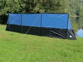 Wind Shield Privacy & Sun Protection Crossbars 600x140 cm Camping Beach Garden