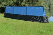 Wind Shield Privacy &amp; Sun Protection Crossbars 600x140 cm Camping Beach Garden