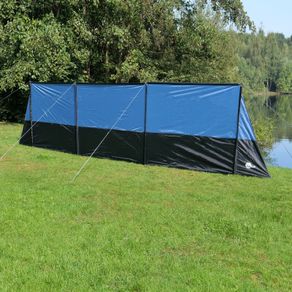 Wind Shield Privacy & Sun Protection Crossbars 600x140 cm Camping Beach Garden