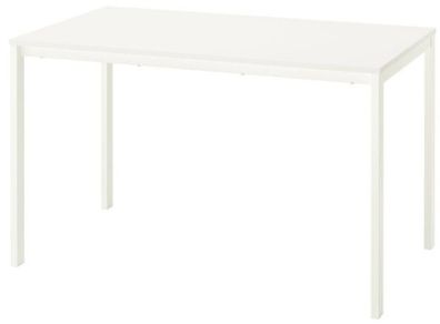 White dining table 125x74 cm