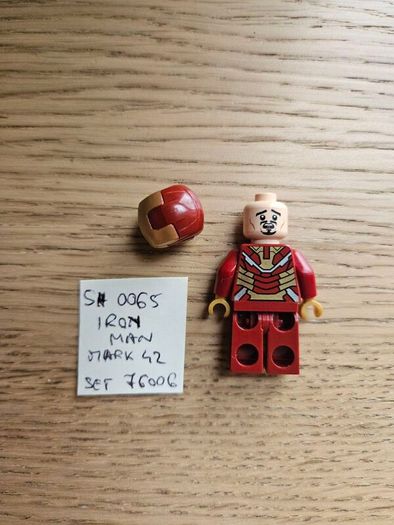 lego sh0065 iron man mark42, 76006