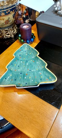 Christmas  Tree Plate