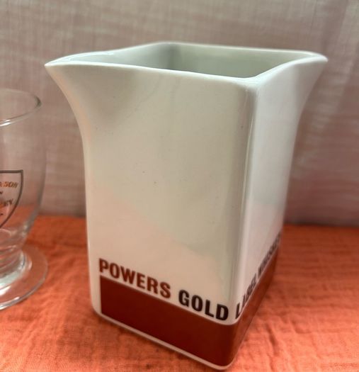 80s Arklow Pottery Powers Gold Label Water Jug